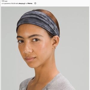 Lululemon Reversible Fringe Fighter Nulu Headband